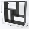 Nicho Decorativo Wind 2 Prateleiras Preto - Vedere