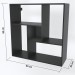 Nicho Decorativo Wind 2 Prateleiras Preto - Vedere