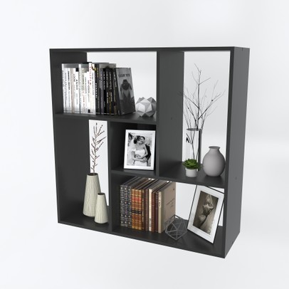 Nicho Decorativo Wind 2 Prateleiras Preto - Vedere