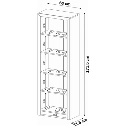 Conjunto Home Office 6 Peças com 2 Mesa em L,  2 Gaveteiros e 2 Estantes Preto -  Pnr Móveis