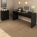Conjunto Home Office 2 Peças com 1 Mesa e 1 Armário para Escritório Preto -  Pnr Móveis