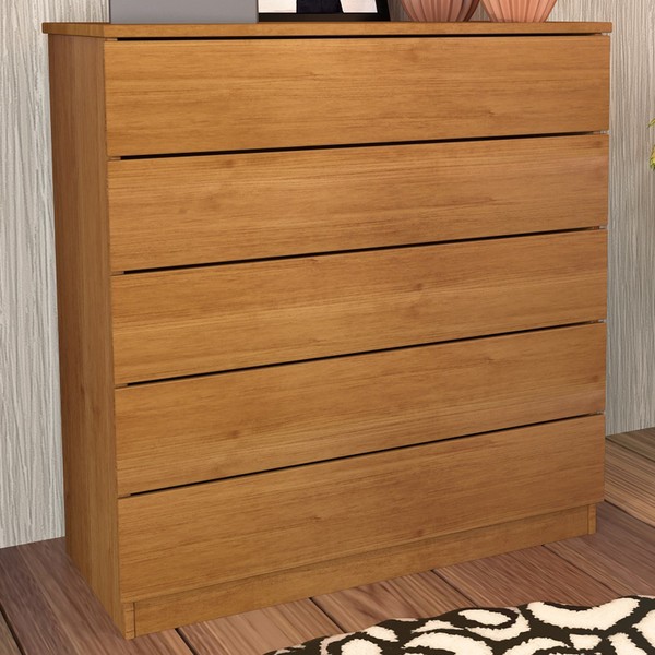 Cômoda Premium 5 Gavetas Cinamomo 5827 - Tcil Móveis