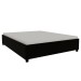 Base de Cama Box Casal Mônaco Preto Fosco - Tcil Móveis