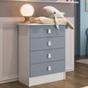 Cômoda Infantil 4 Gavetas Azul 1320 - Percasa