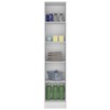 Armário Multiuso 1 Porta 4 Prateleiras Branco 802 - Soluzione