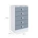 Cômoda Infantil 5 Gavetas Azul 1340 - Percasa