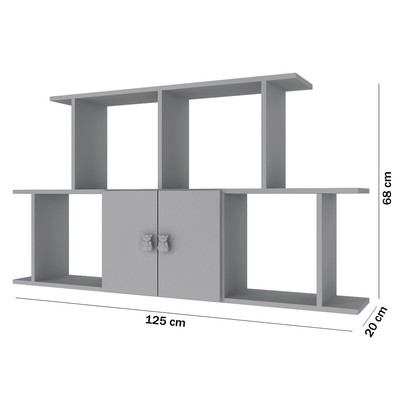 Nicho Decorativo 2 Portas Branco 230 - Percasa
