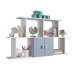 Nicho Decorativo 2 Portas Azul 230 - Percasa