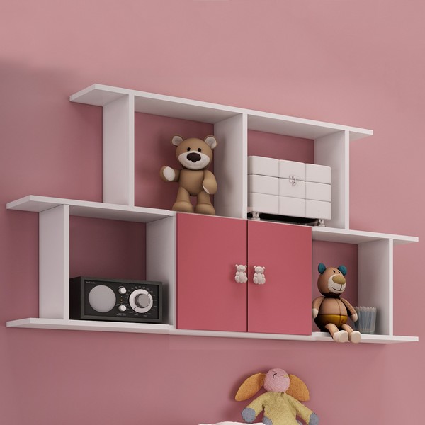 Nicho Decorativo 2 Portas Rosa 230 - Percasa
