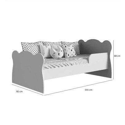 Mini-Cama Branco 1590 - Percasa