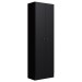 Armário Multiuso Xangai 2 Portas Preto Fosco - Genialflex