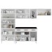 Cozinha de Aço Completa Mirage New 14 Portas 3 Gavetas Branco 815471 - Telasul