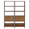 Closet Match 2 Portas 6 Prateleiras Pinho/Preto - Artely