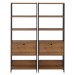 Closet Match 2 Portas 6 Prateleiras Pinho/Preto - Artely