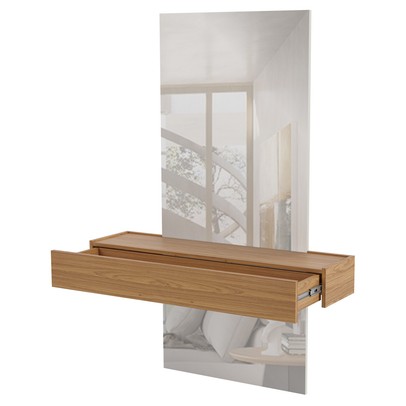 Aparador 1 Gaveta 100% Mdf Freijo/Off White Tb485e - Dalla Costa