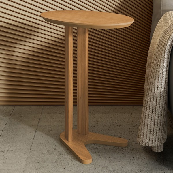 Mesa de Canto 60cm 100% Mdf Freijo - Dalla Costa