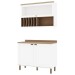 Cozinha Compacta Iluminata 3 Portas 100% Mdf Branco - Genialflex