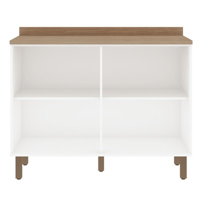 Balcão Buffet Iluminata 2 Portas 100% Mdf Branco - Genialflex