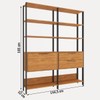 Closet 1 Porta 2 Gavetas 100% Mdf Maitê Marrom/Preto Fosco - Pnr Móveis
