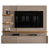 Estante para TV Até 65 Polegadas Atena 2 Portas Fendi/Naturale - Madetec