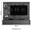 Estante para TV Até 65 Polegadas Atena 2 Portas Fendi/Naturale - Madetec