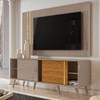Rack com Painel para TV Até 65 Polegadas Cronos 2 Prateleiras Fendi/Naturale - Madetec
