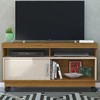 Rack para TV Até 50 Polegadas Artur 1 Porta Naturale/Off White - Madetec