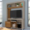 Estante para TV Até 50 Polegadas Flavia 1 Porta Fendi/Naturale - Madetec