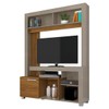Estante para TV Até 50 Polegadas Flavia 1 Porta Fendi/Naturale - Madetec