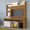 Estante para TV Até 50 Polegadas Icaro 1 Porta Naturale/Off White - Madetec