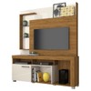 Estante para TV Até 50 Polegadas Icaro 1 Porta Naturale/Off White - Madetec