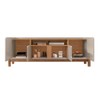 Rack para TV Até 60 Polegadas Lizz 4 Portas Off White/Cedro 011080 - Casa D