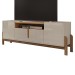 Rack para TV Até 60 Polegadas Lizz 4 Portas Off White/Cedro 011080 - Casa D