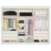 Guarda-Roupa Casal Argos 6 Portas 6 Gavetas 100% Mdf Off White/Peroba - Mademarques