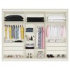 Guarda-Roupa Casal Argos 6 Portas 6 Gavetas Espelhado 100% Mdf Off White/Peroba - Mademarques