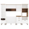 Cozinha Completa Iluminata 7 Portas 5 Gavetas Branco/ébano - Genialflex