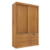 Guarda-Roupa Casal Chicago 2 Portas 6 Gavetas Cinamomo - Tcil Móveis