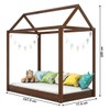 Cama Infantil Paris Madeira Maciça Mogano - Lanes