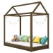 Cama Infantil Paris Madeira Maciça Castanho - Lanes