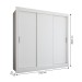 Guarda-Roupa Casal Flórida 3 Portas de Correr 3 Gavetas Branco Fosco - Panorama Móveis