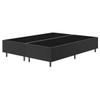 Base de Cama Box Queen Fit 158x198 Cm Preto - Vian