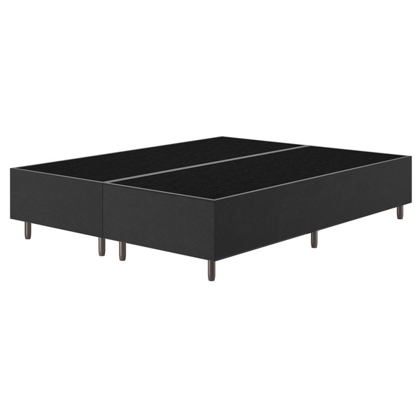 Base de Cama Box Queen Fit 158x198 Cm Preto - Vian