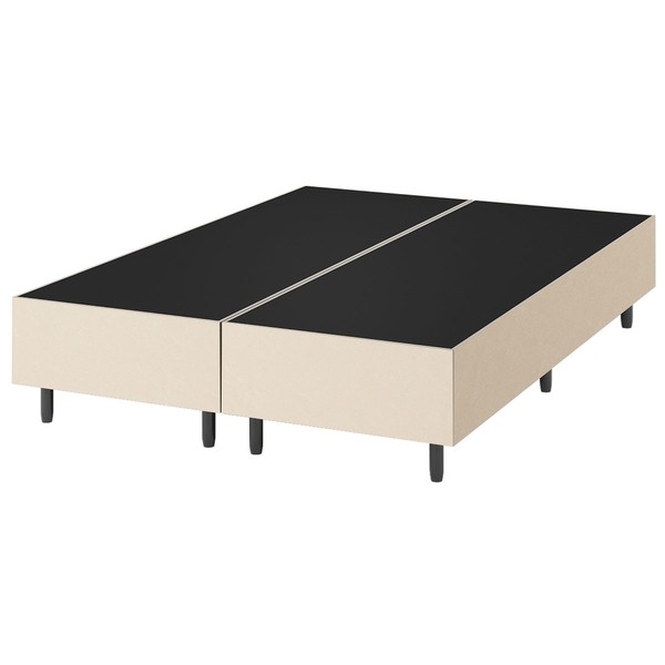 Base de Cama Box Queen Fit 158x198 Cm Creme - Vian