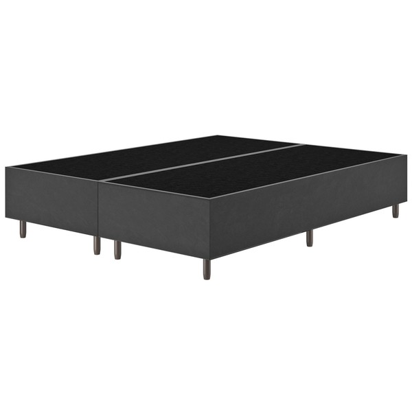 Base de Cama Box Queen Fit 158x198 Cm Titânio - Vian