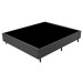 Base de Cama Box Casal Fit 138x188 Cm Titânio - Vian
