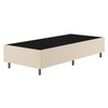 Base de Cama Box Solteiro Fit 88x188 Cm Creme - Vian