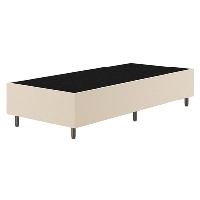 Base de Cama Box Solteiro Fit 88x188 Cm Creme - Vian