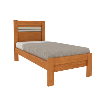 Cama Solteiro Safira Cinamomo - Tcil Móveis