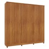 Guarda-Roupa Casal Veneza 6 Portas 4 Gavetas Cinamomo - Tcil Móveis