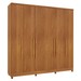 Guarda-Roupa Casal Veneza 6 Portas 4 Gavetas Cinamomo - Tcil Móveis